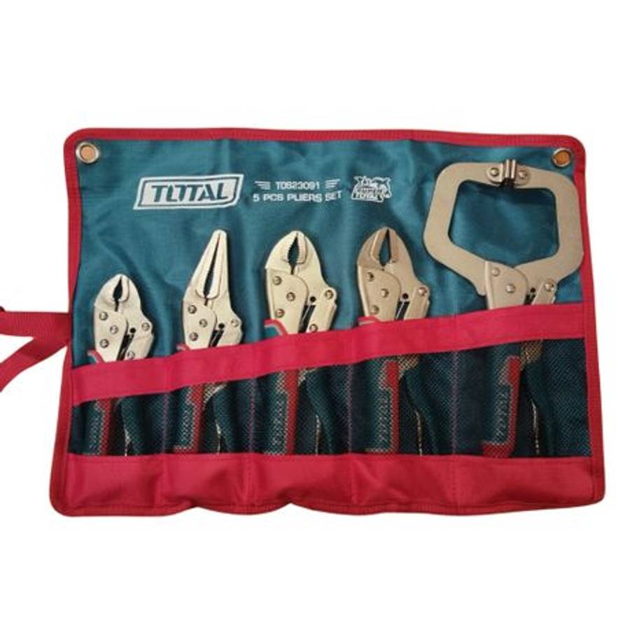 Total - Plier Locking Set - 5piece - Total - Plier Locking Set - 5piece