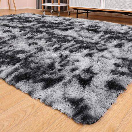 Light fluffy shaggy Rug/Carpet 150X200CM- GREY