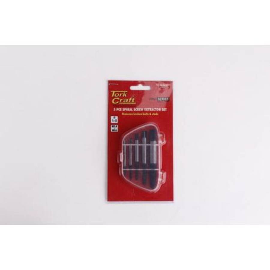 Tork Craft - Screw Extractor Set 5 Piece - Tork Craft - Screw Extractor Set 5 Piece