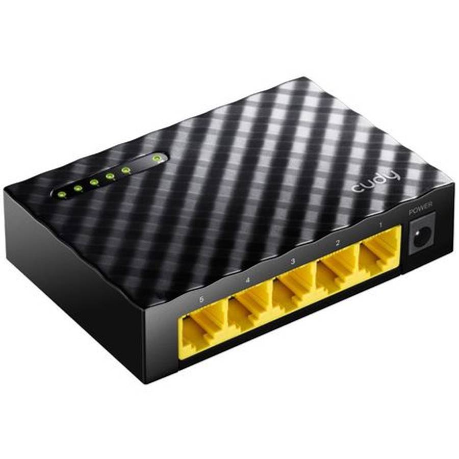 Cudy 5 Port Gigabit Desktop Switch | GS105D - Cudy 5 Port Gigabit Desktop Switch | GS105D