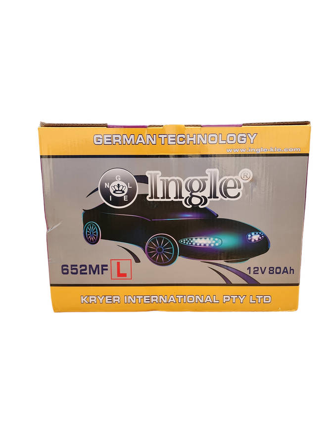 652MF 12V80Ah - Maintenance Free INGLE Car Battery