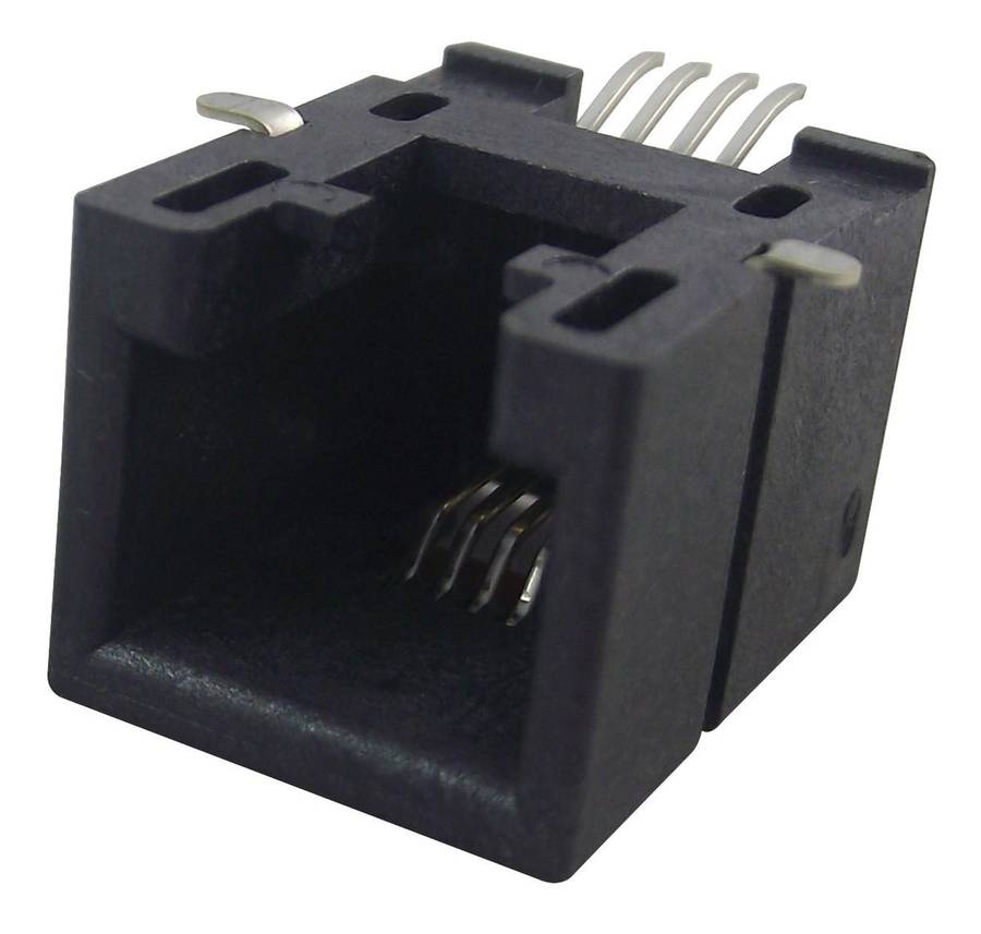 Molex (85502-5006) Modular Connector, Modular Jack, 1 x 1 (Port), 6P4C