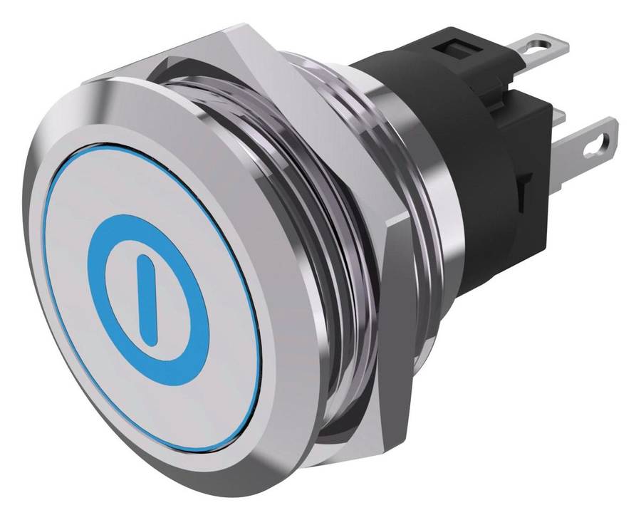 EAO (82-6151.1A24.B001) Vandal Resistant Switch, 82 Series, 22 mm
