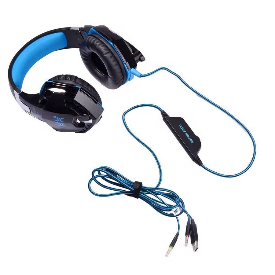 Gaming Headphones With Mic + LED Light- Noise Canceling Pro Headsets - (GC