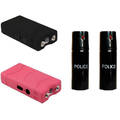 His & Hers Highly Effective Self-Defense Stun Guns & 60ml Pepper Sprays
