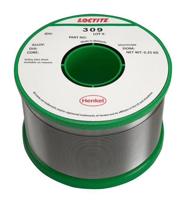Loctite (309 60EN 5C 0.9MM R 250G) Solder Wire, 60/40, 250g