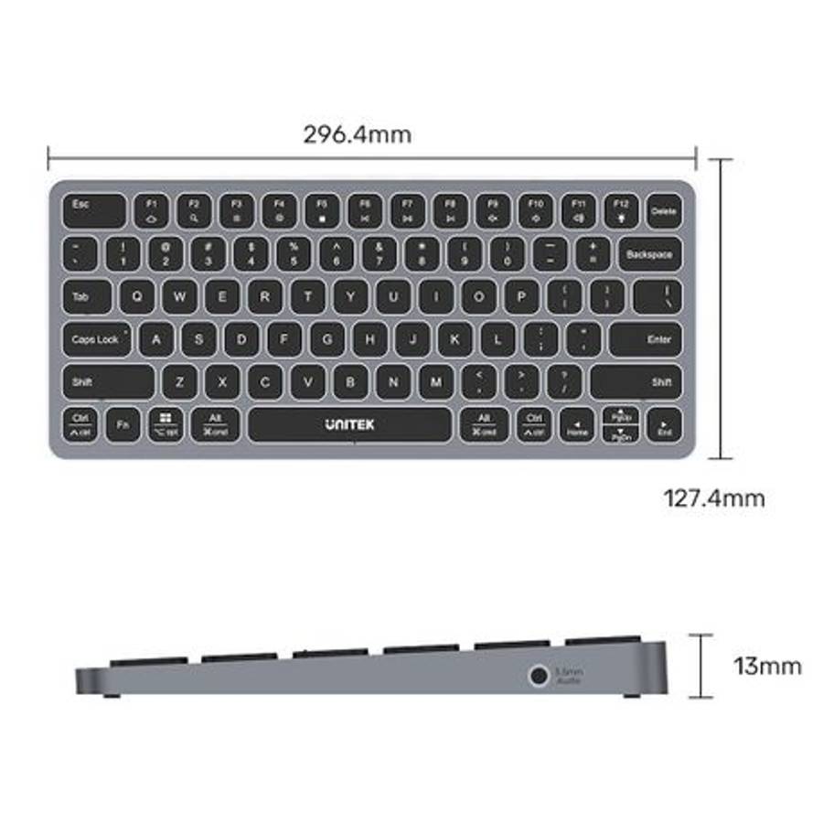 Unitek - 9-in-1 Usb Type-C Keyboard Port Replicator with 100w Power Delivery - Unitek - 9-in-1 Us...