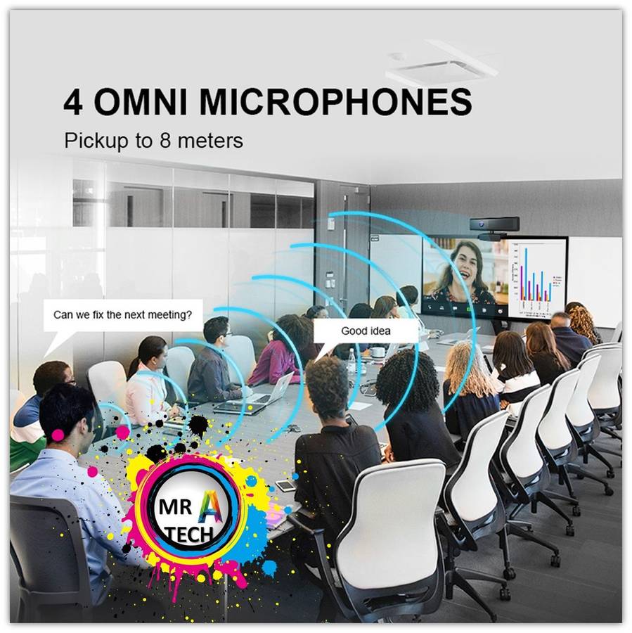 3-in-1 Video Conferenece Webcam with Speaker and Microphone