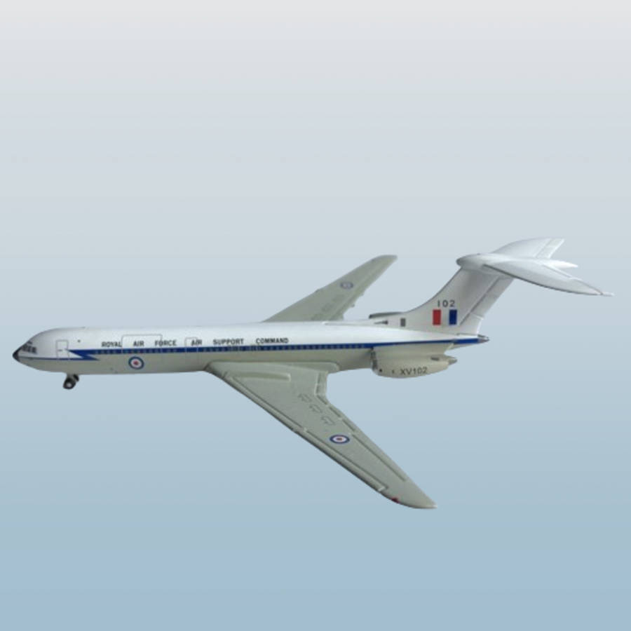 1:400 Scale, Royal Air Force Air Support Command, Vickers VC-10 Model plane