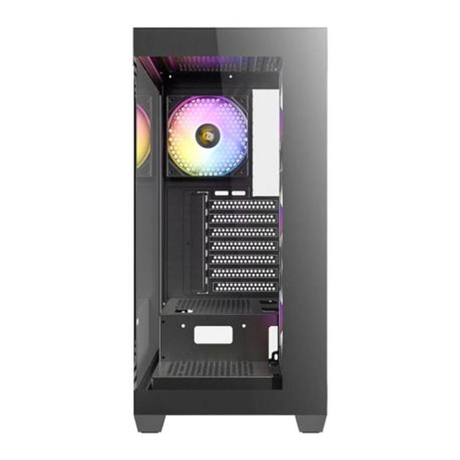 Antec - CX300 ARGB ATX Gaming Chassis - Black - Antec - CX300 ARGB ATX Gaming Chassis - Black
