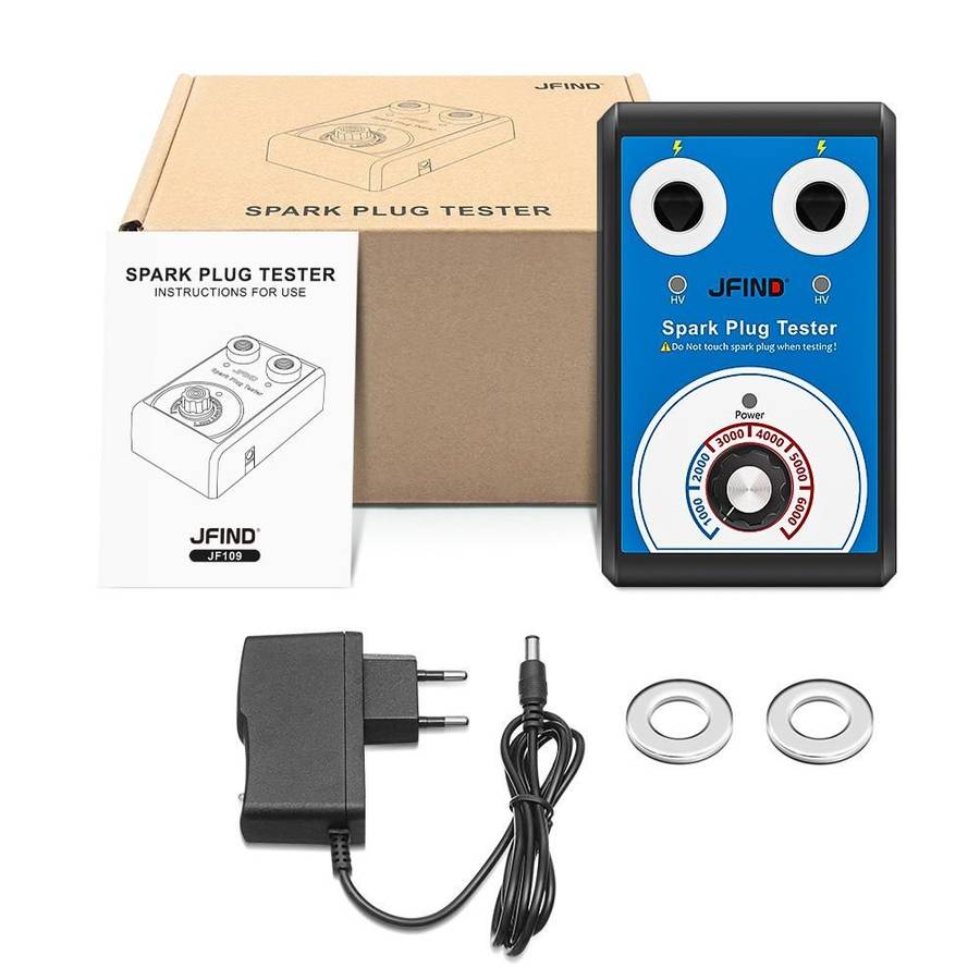 Dual Hole Adjustable Car Spark Plug Tester