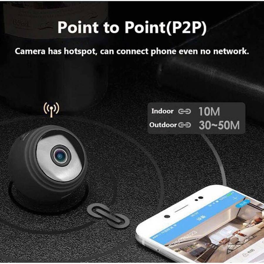 Security 1080P HD Wireless Mini Camera Motion Detection, Recording