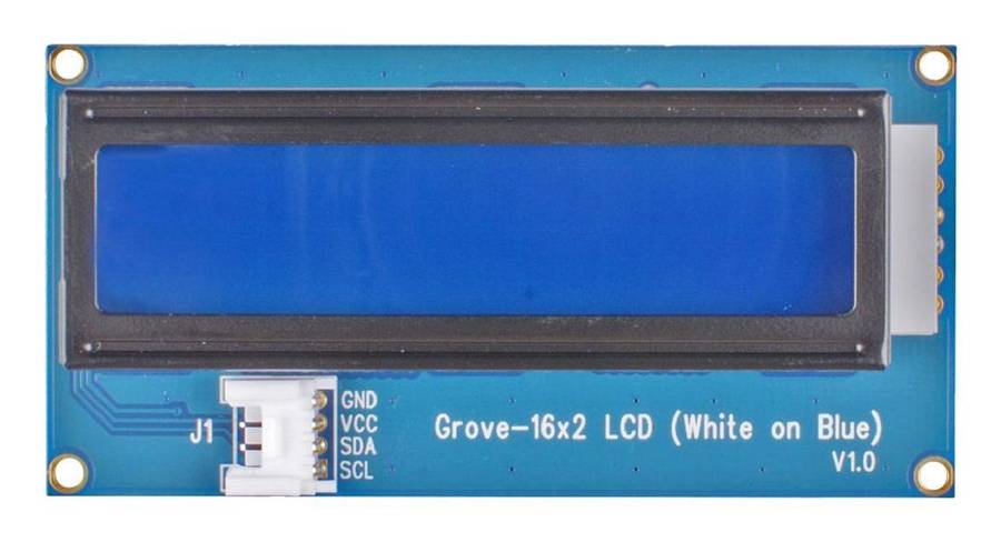 Seeed Studio (104020111) LCD Board, Cable, 16x2, White on Blue, Arduino