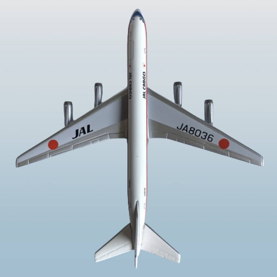 1:400 Scale, JAL ( Japan Air lines) Cargo, Douglas DC-8, Display Model