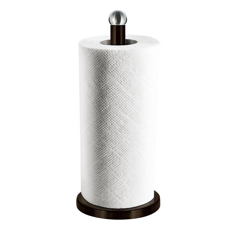 Berlinger Haus - 34 cm Premium Kitchen Roll Holder - Black Silver Edition (DISPLAY MODEL)