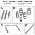 10-Piece Universal Valve Pilers Spring Compressor Kit