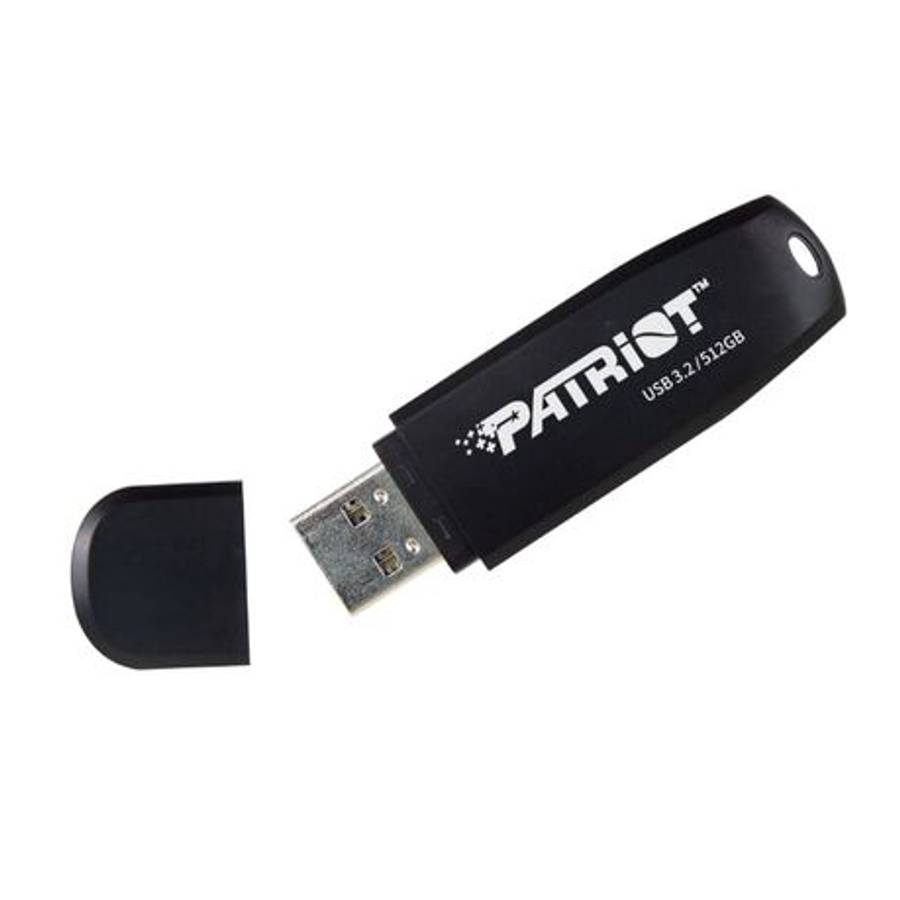 Patriot - Xporter Core 512GB USB3.2 Flash Drive - Black - Patriot - Xporter Core 512GB USB3.2 Fla...