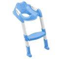 Blue/pink Foldable Baby Toilet Potty Training Seat Ladder