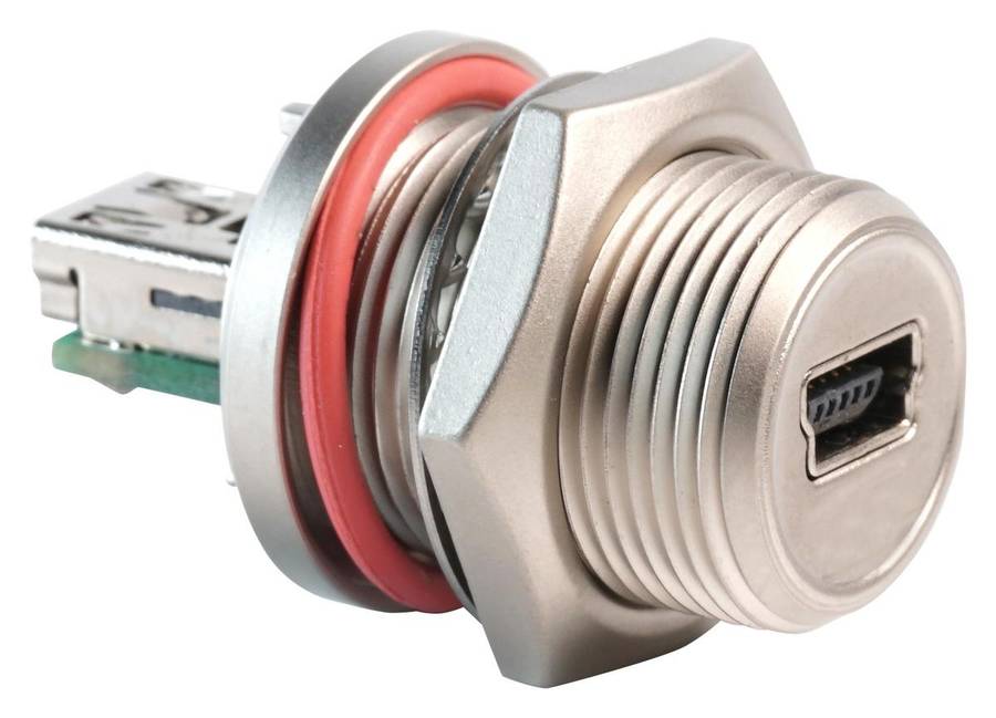 Multicomp Pro (MP002435) USB Adapter, Mini USB USB 2.0, IP68