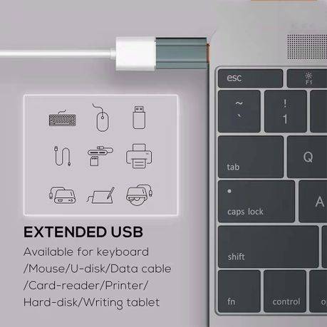 LDNIO usb type-C to usb otg adapter fast transmission