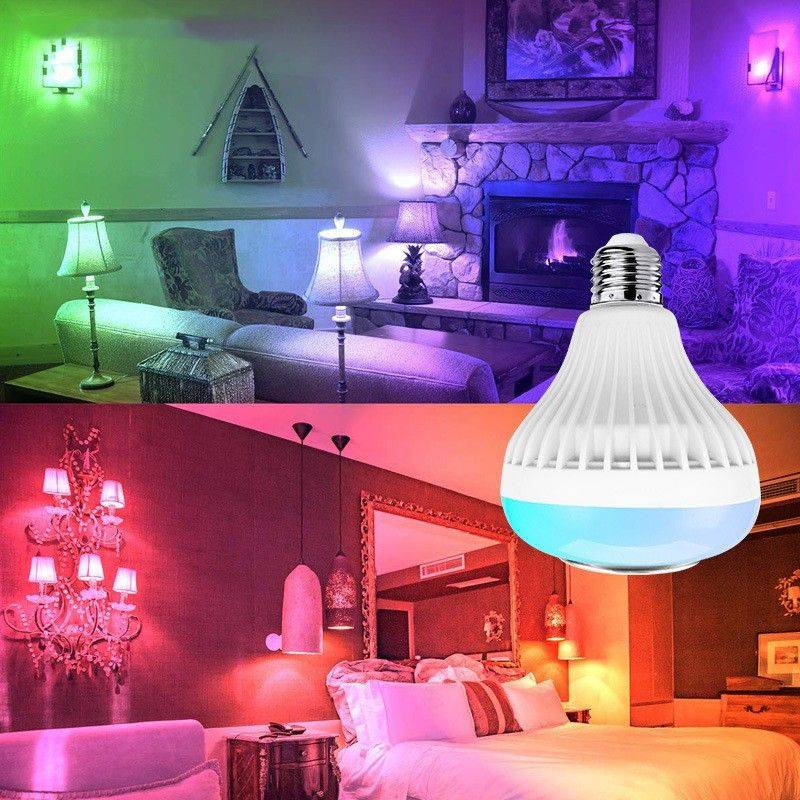 LED RGB Bluetooth Music Bulb With Remote Control
