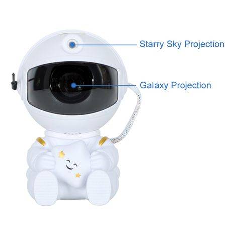 Mini Starry Sky Galaxy Astronaut Night Light LED Lamp Projector for Kids