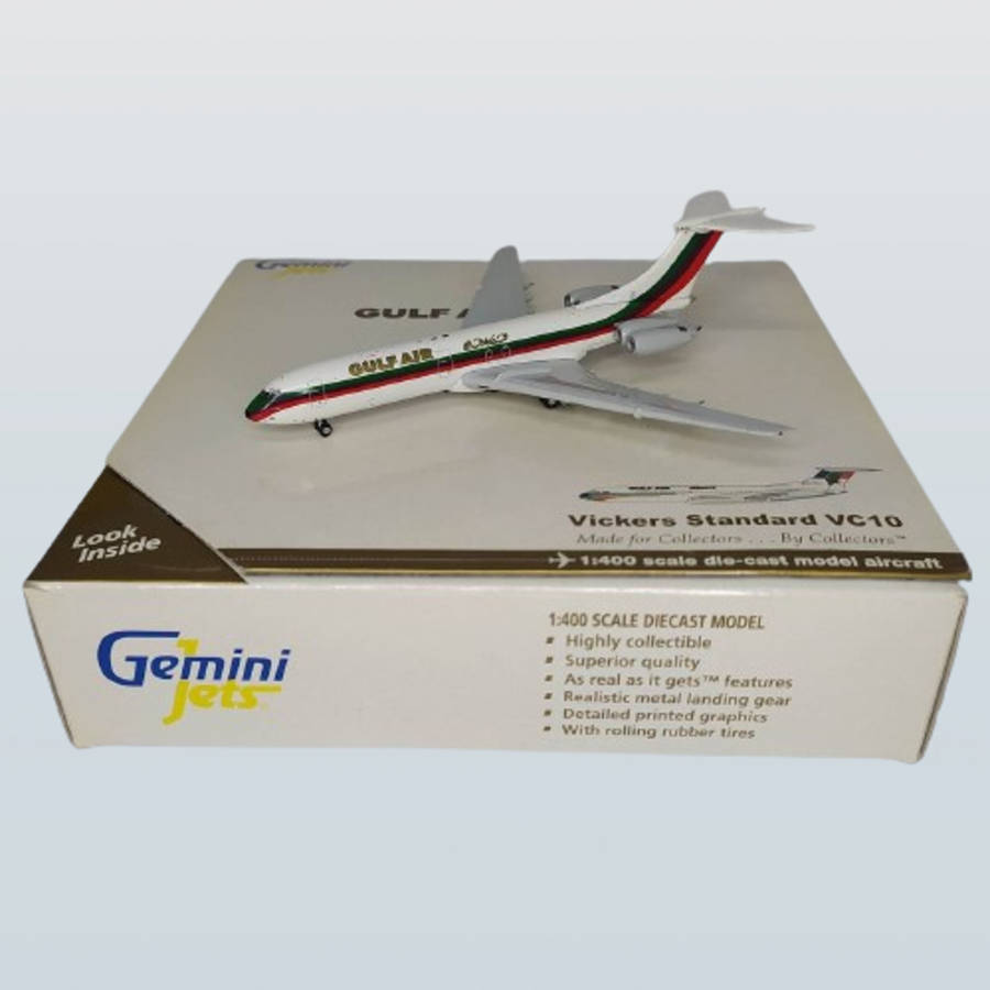 1:400 Scale, Gulf Air, Vickers Vc10, Diecast Alloy Display Model Airplane