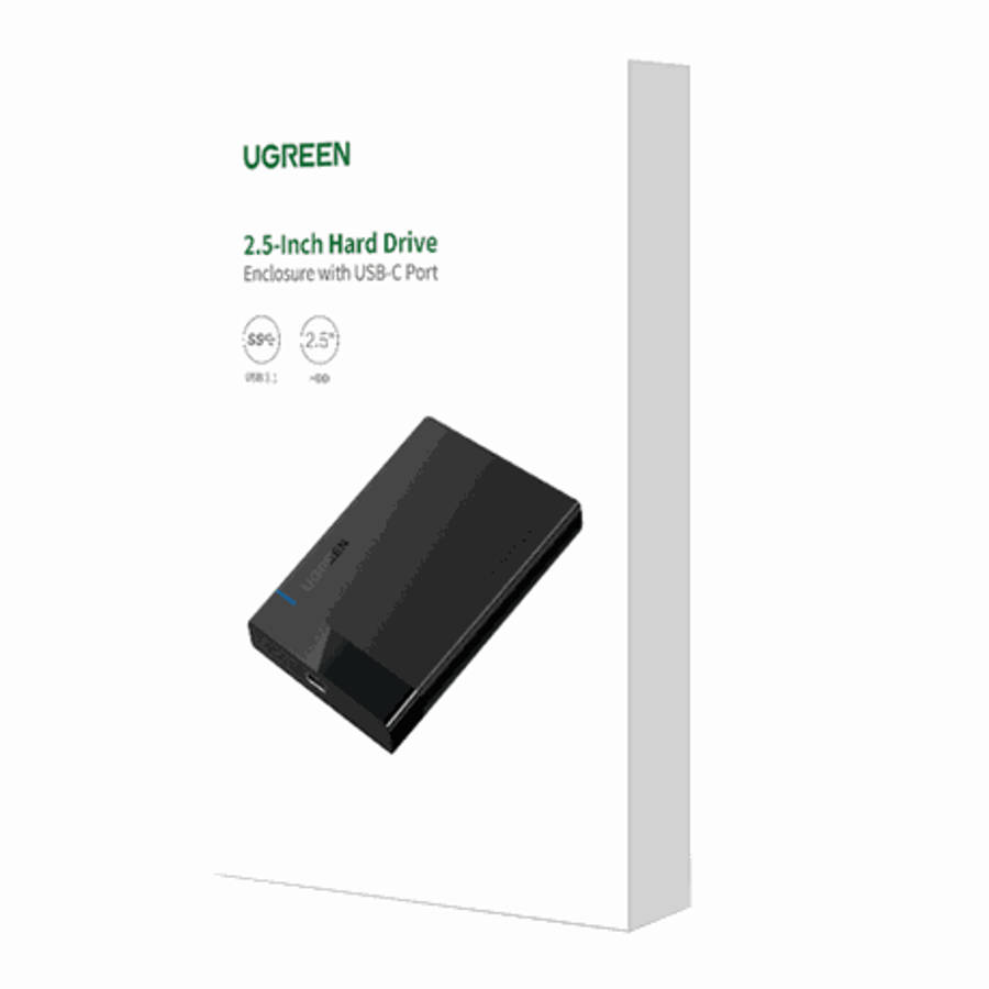 Ugreen - 2.5" SATA Hard Drive USB 3.0 Enclosure, Uasp, 6Gbps - Ugreen - 2.5" SATA Hard Drive USB ...