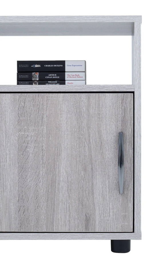 Modern Pedestal/Nightstand - 1-Drawer and 1-Shelf - Napa
