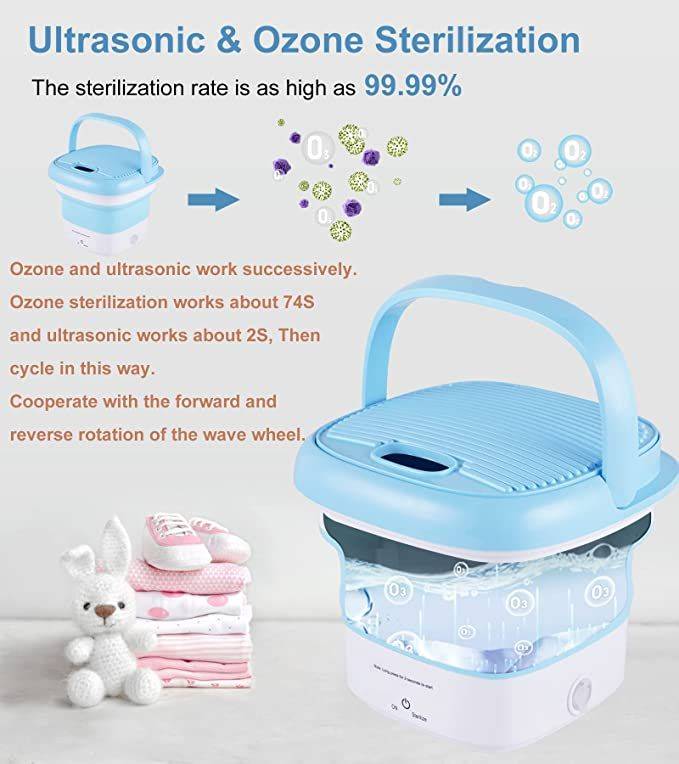 Portable Foldable Mini Folding Washing Machine