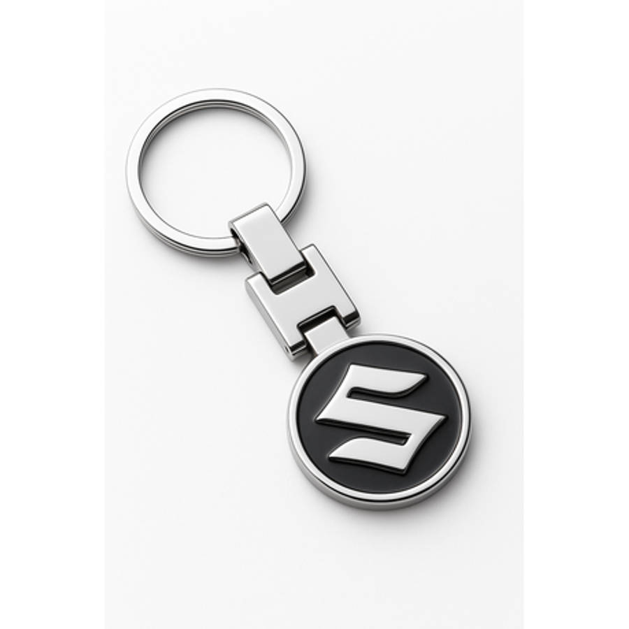 Suzuki Premium Metal Key Ring - Elegant Stainless Steel Keychain for Car