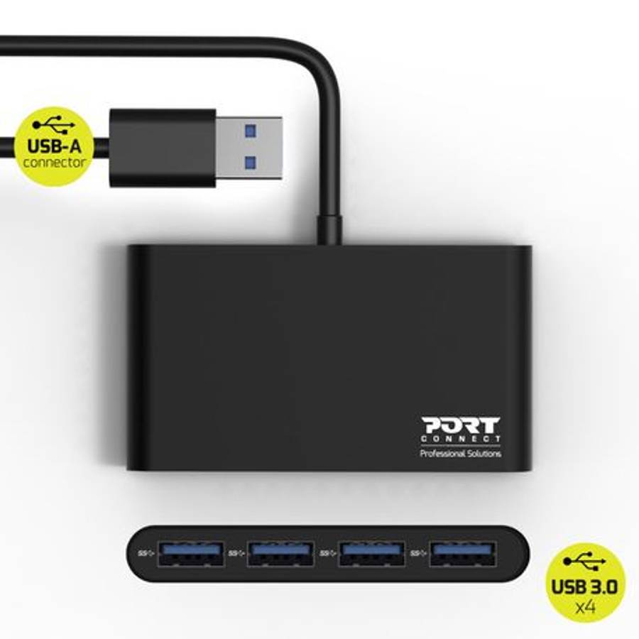Port - USB 3.0 4-Port USB-A Hub - Port - USB 3.0 4-Port USB-A Hub