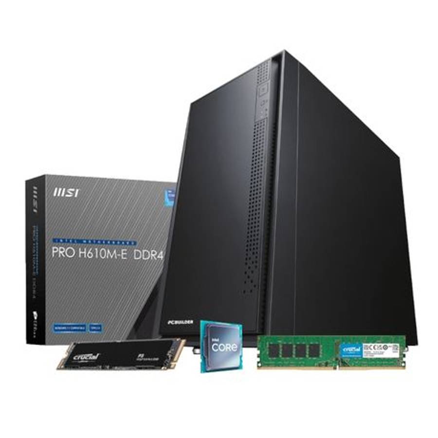 PCBuilder Intel i5-12400 HOME Master Windows 11 Desktop PC - PCBuilder Intel i5-12400 HOME Master...