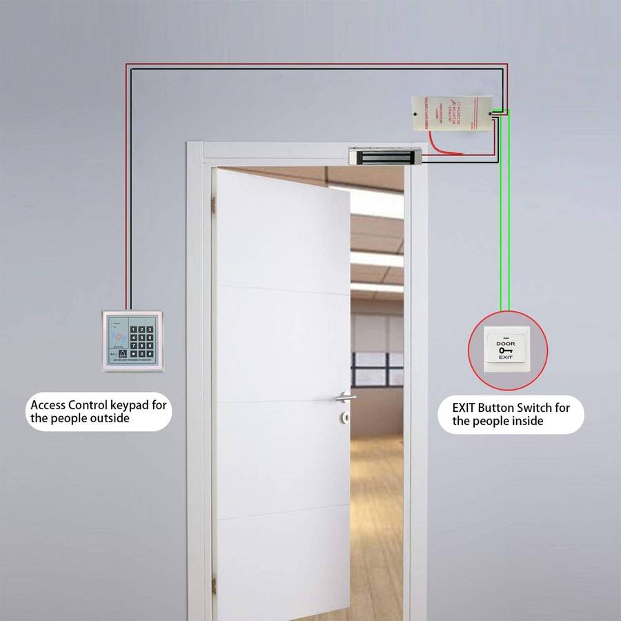 RFID Access Control Electromagnetic Lock Kit
