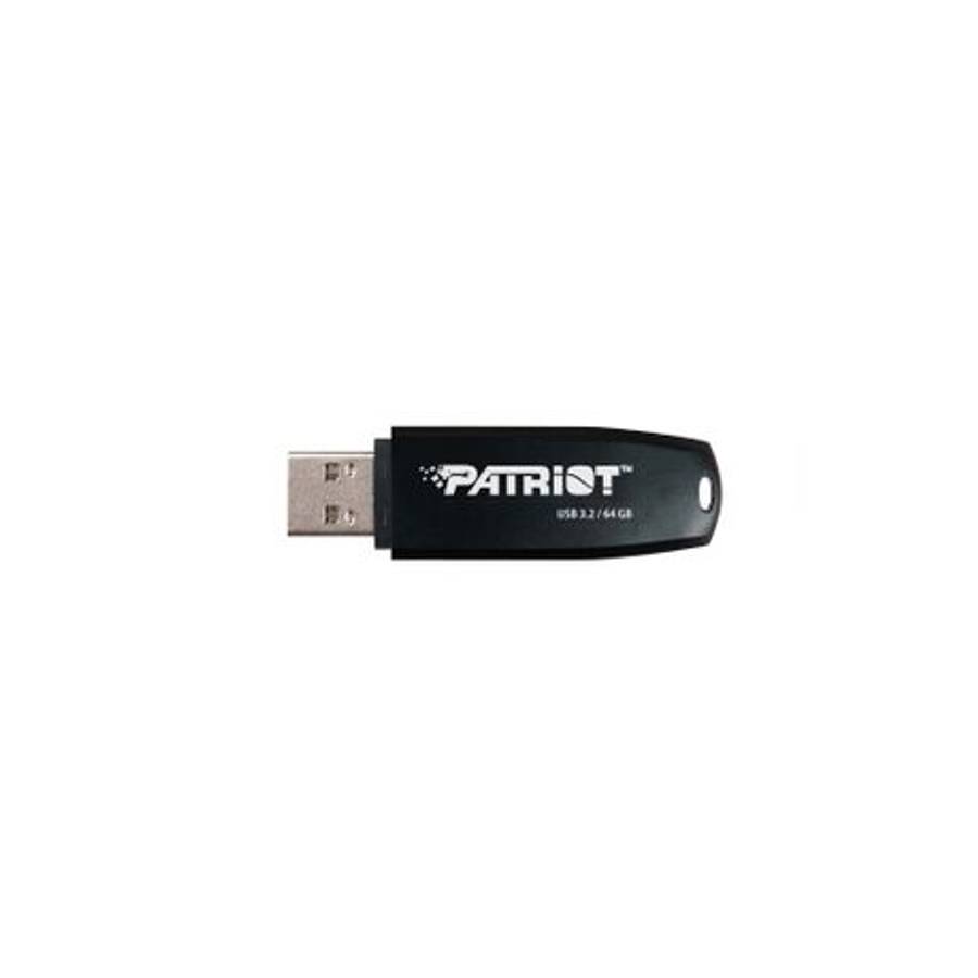 Patriot - Xporter Core 64GB USB3.2 Flash Drive - Black - Patriot - Xporter Core 64GB USB3.2 Flash...