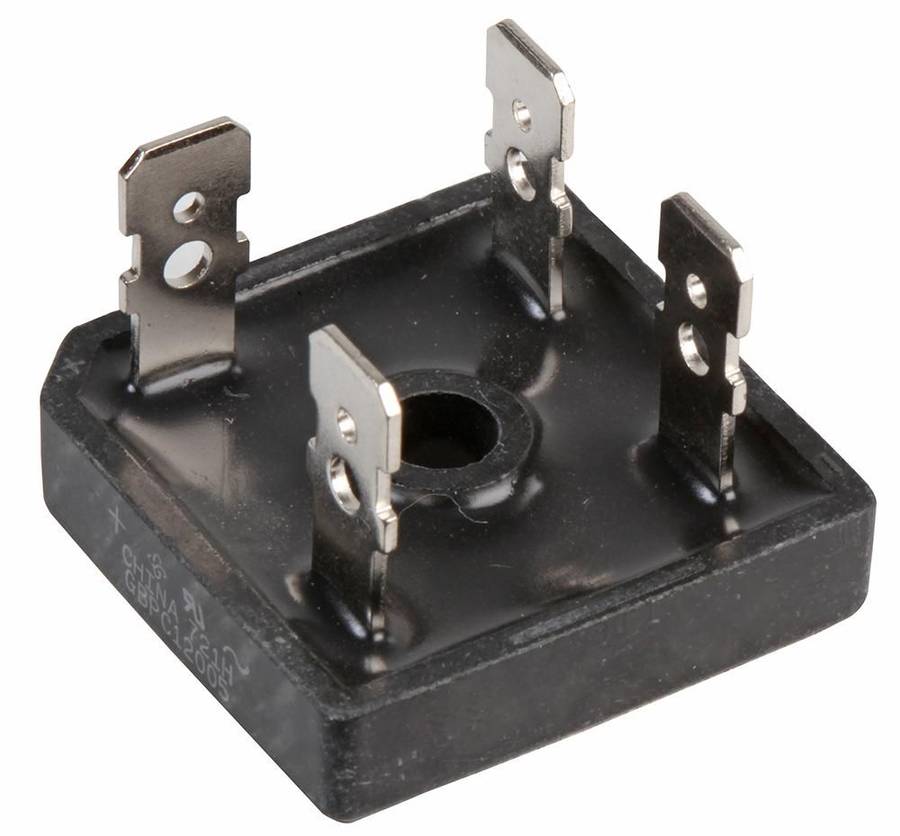 Onsemi (GBPC2502) Bridge Rectifier, Single Phase, 200 V, 25 A, Module