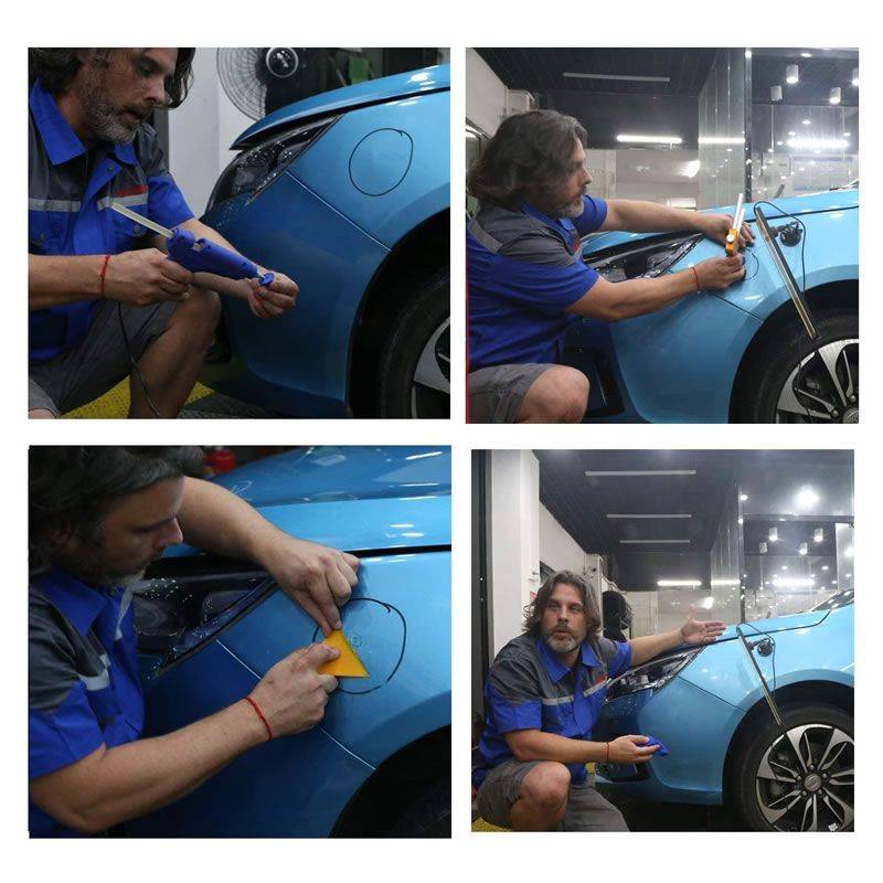 75 Pieces Professional Paintless Auto Dent Repair Kit Set and Puller