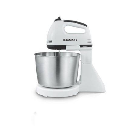 JAMAKY-250W Electric Stand Mixer 2L& 7-Speed With 2 Bowls