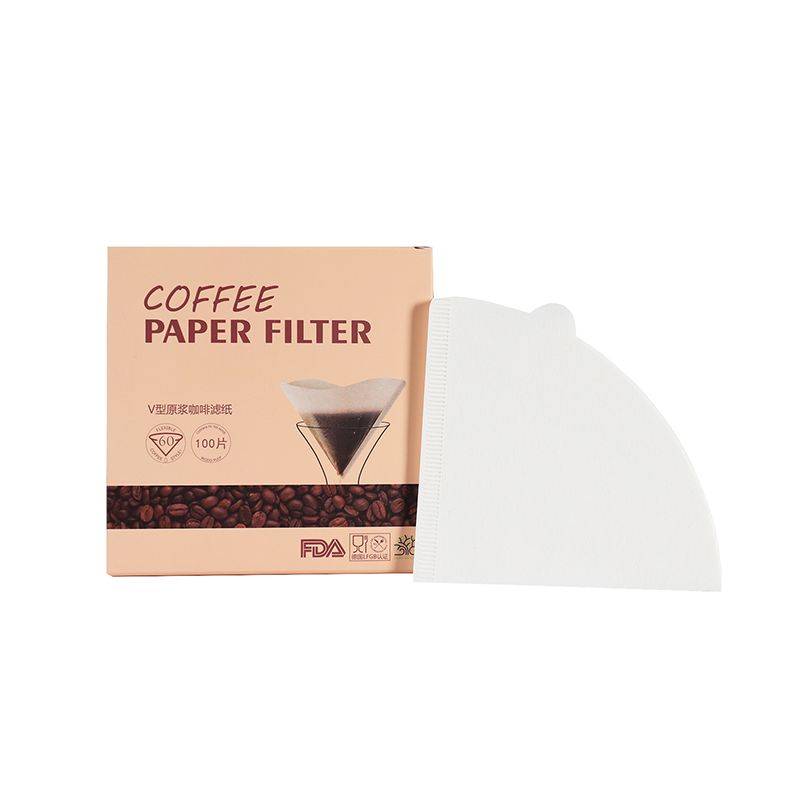 DHAO Coffee Filters Disposable Pour Over Coffee Filter 1-2 Cup - Brown