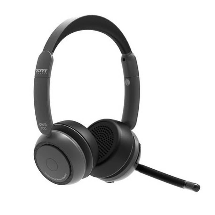 Port - Connect - ONR 700 Bluetooth Wireless Headset with Noise Cancellation - Port - Connect -...