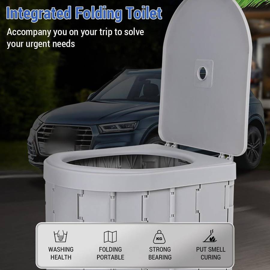 Portable Camping Handy Foldable Toilet for Travel