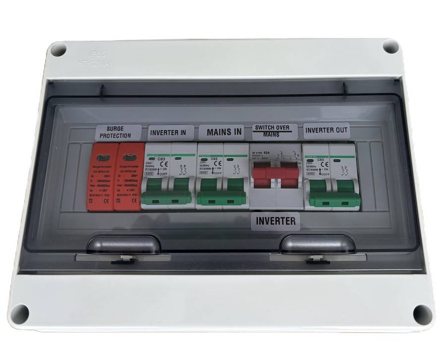 Solar AC Switch Over Distribution Box - Generic