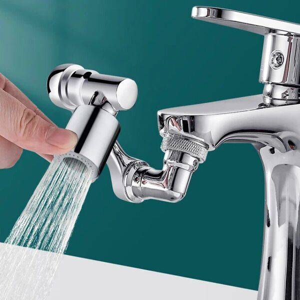 Splash Head Faucet 1080° Rotation with Dual Water Flow