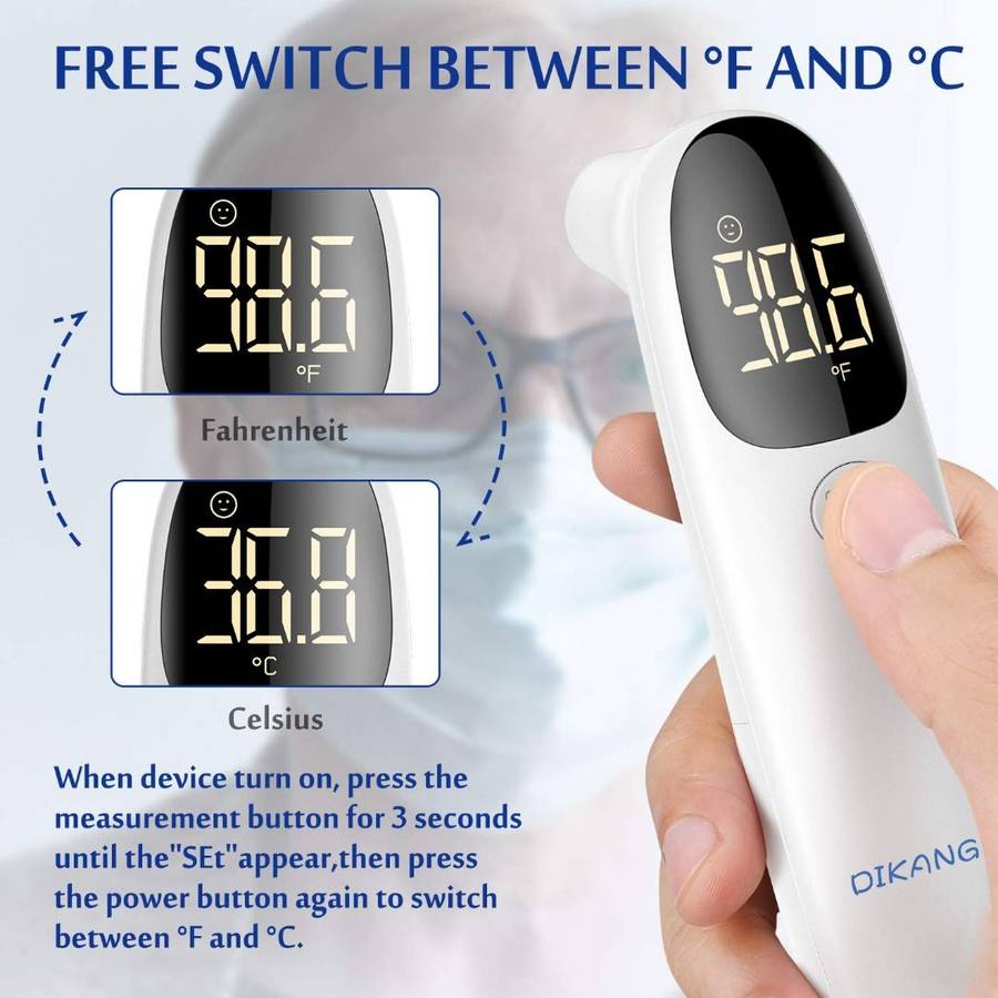 2 in 1 Infrared Ear and Forehead Thermometer