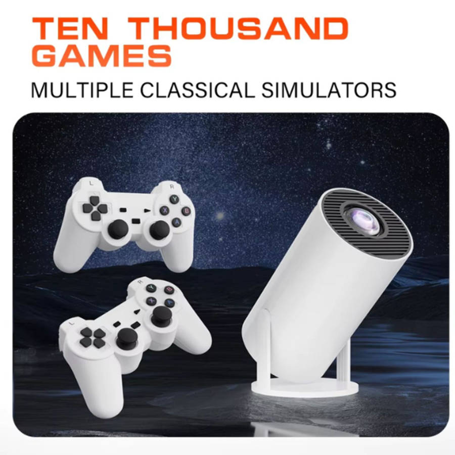 2.4G Wireless Game Projector Fully Wireless -LCD 4k Projector