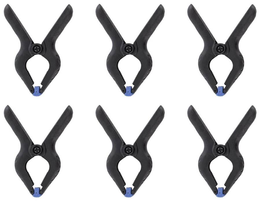 Multicomp Pro (MP002089) Nylon Grip Clamp Set, 6Pc, Large