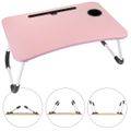 Portable Foldable Laptop Stand Desk - pink