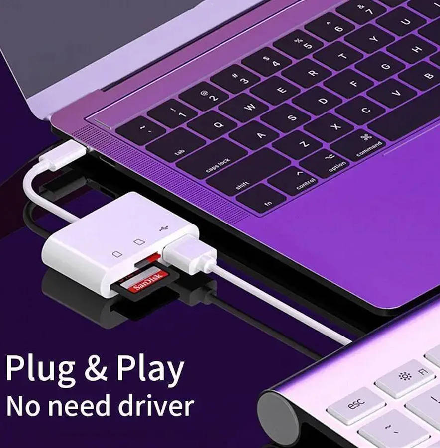Type-C 3 IN 1 Micro SD TF Card Reader Multifunction USB Adapter