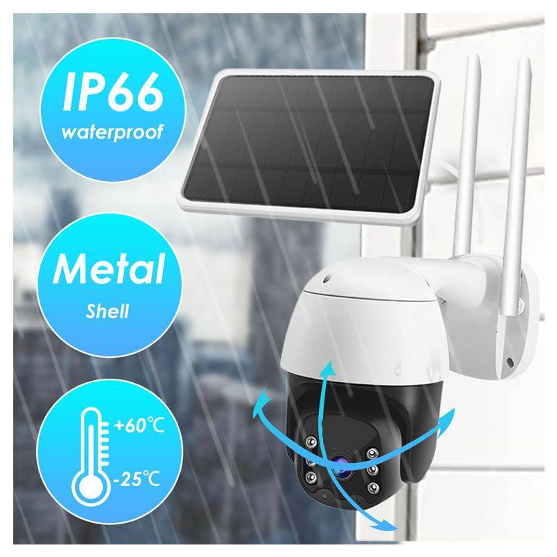 1080P HD 4K Outdoor Solar Powered Security Camera Q-SX908
