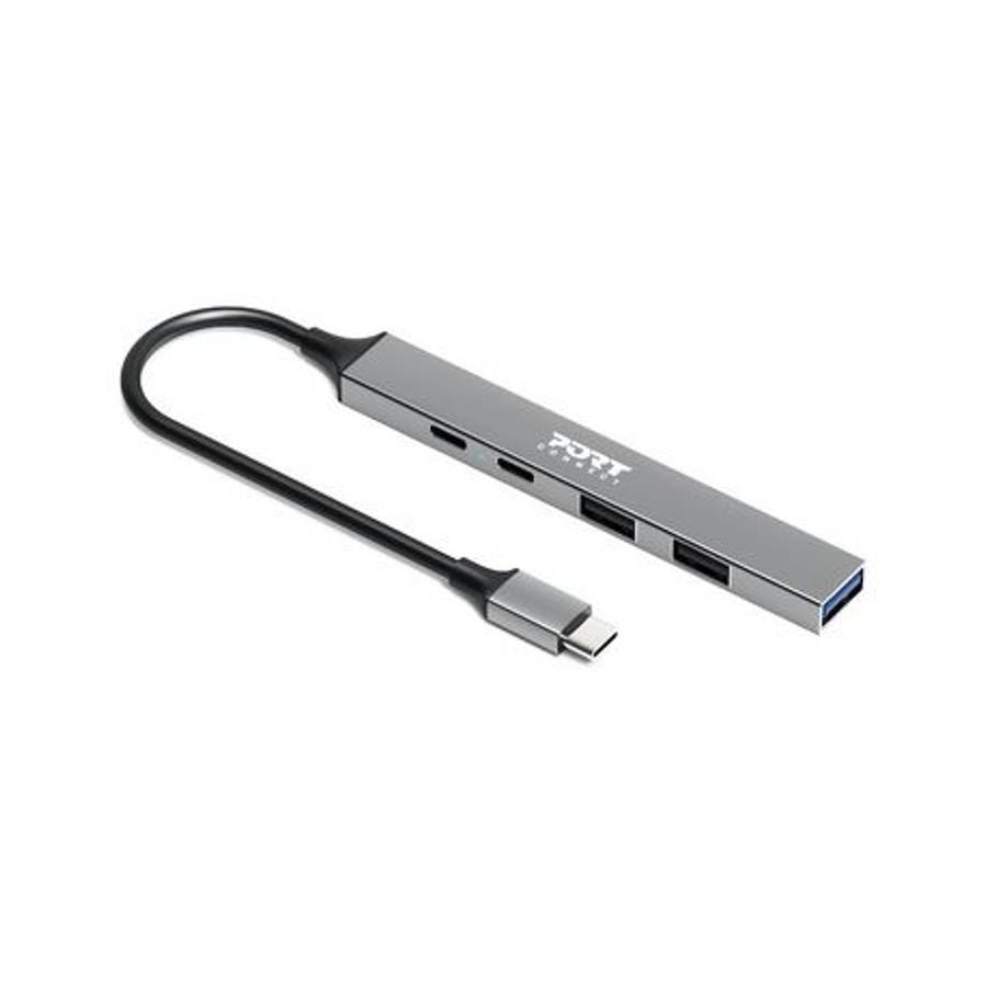 Port - USB Type-C Hub 4 x USB + 1 x Charging Port - Port - USB Type-C Hub 4 x USB + 1 x Charging ...